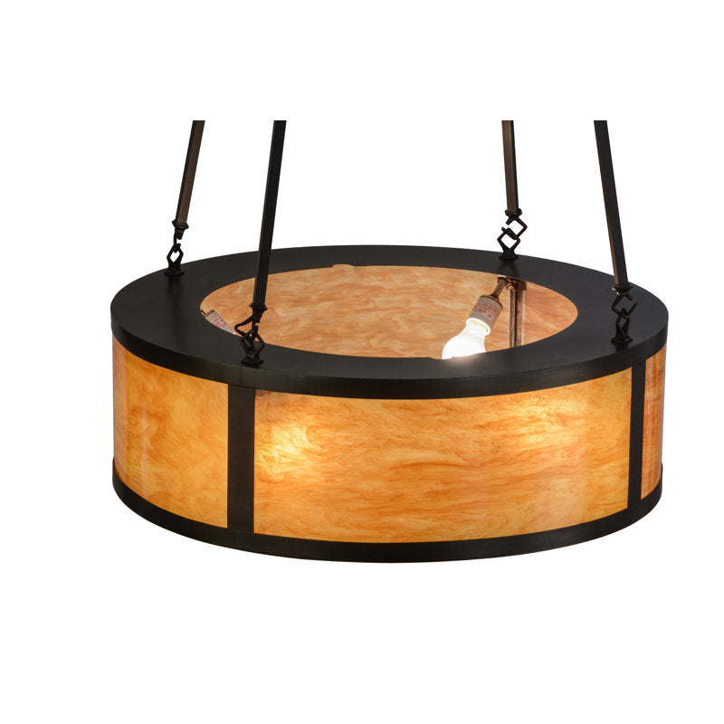Meyda Tiffany &amp; Stained Glass 4 - Light Chandelier