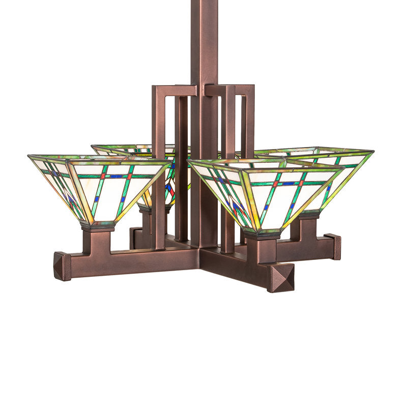 Meyda Tiffany &amp; Stained Glass 4 - Light Chandelier