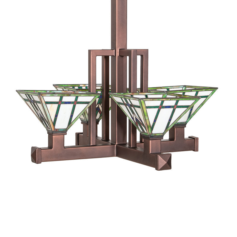 Meyda Tiffany &amp; Stained Glass 4 - Light Chandelier