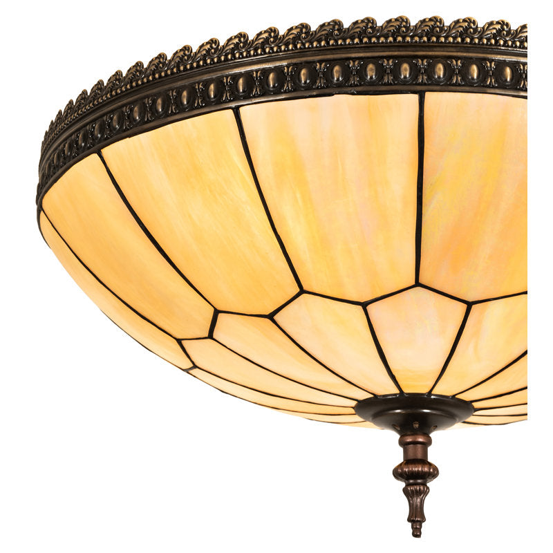 Meyda Tiffany &amp; Stained Glass 4 - Light Flush Mount