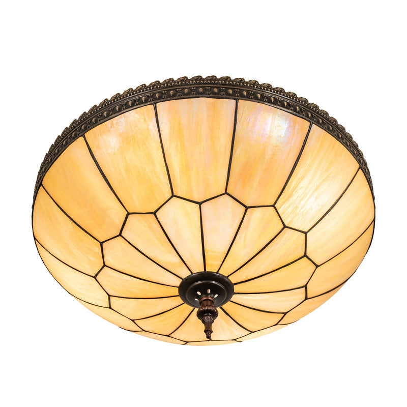 Meyda Tiffany &amp; Stained Glass 4 - Light Flush Mount
