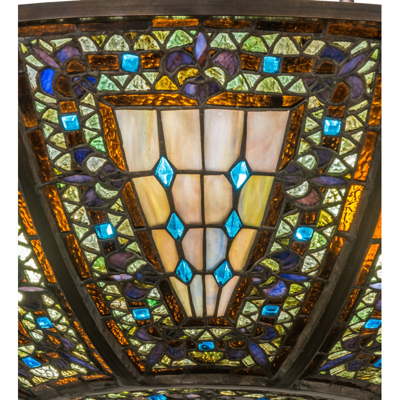 Meyda Tiffany &amp; Stained Glass 4 - Light Pendant