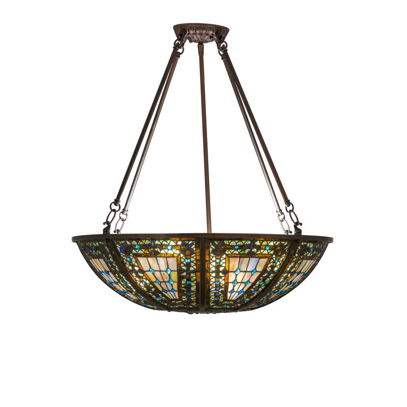 Meyda Tiffany &amp; Stained Glass 4 - Light Pendant