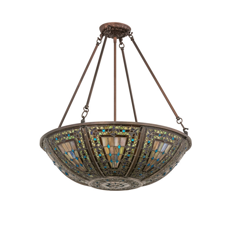 Meyda Tiffany &amp; Stained Glass 4 - Light Pendant
