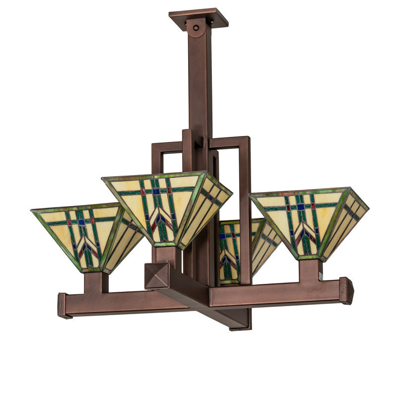 Meyda Tiffany &amp; Stained Glass 4 - Light Pendant