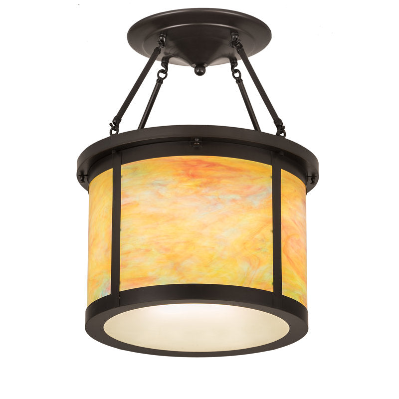 Meyda Tiffany &amp; Stained Glass 4 - Light Semi Flush Mount