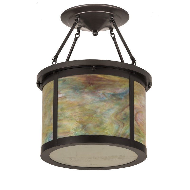 Meyda Tiffany &amp; Stained Glass 4 - Light Semi Flush Mount