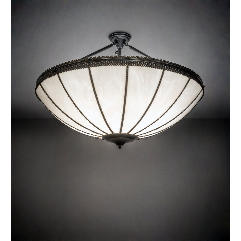 Meyda Tiffany &amp; Stained Glass 4 - Light Semi Flush Mount