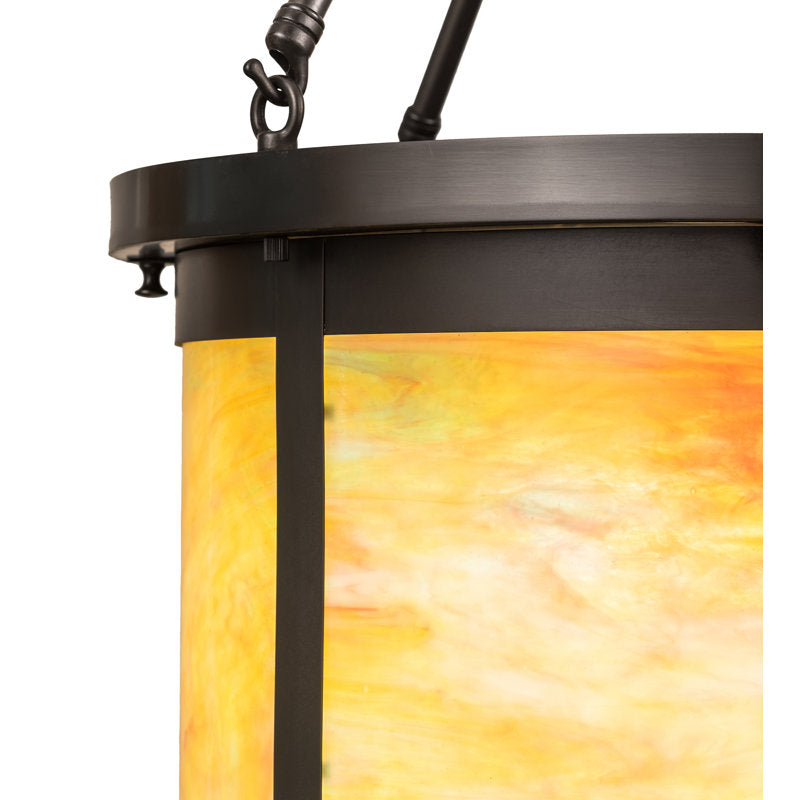 Meyda Tiffany &amp; Stained Glass 4 - Light Semi Flush Mount