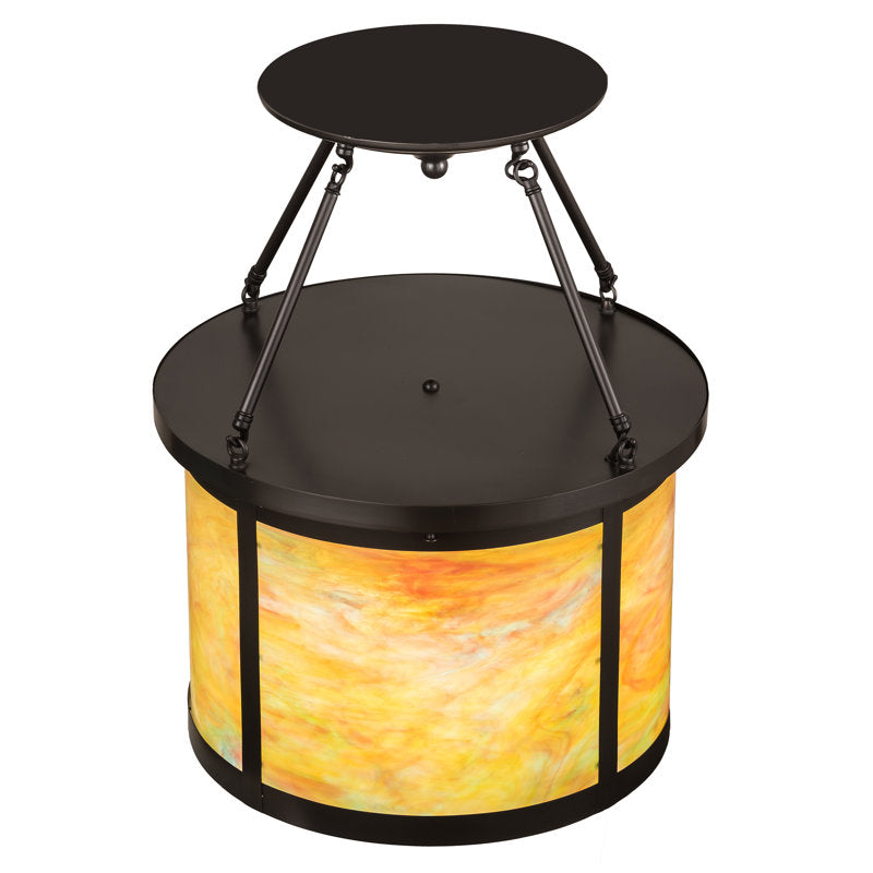 Meyda Tiffany &amp; Stained Glass 4 - Light Semi Flush Mount
