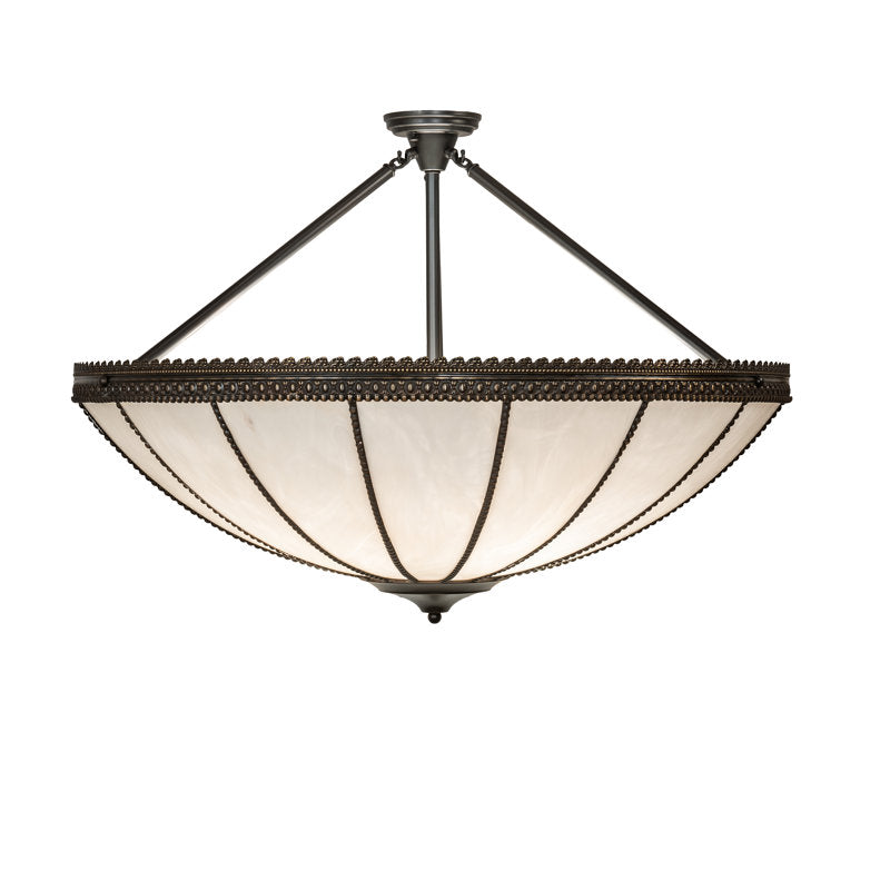 Meyda Tiffany &amp; Stained Glass 4 - Light Semi Flush Mount