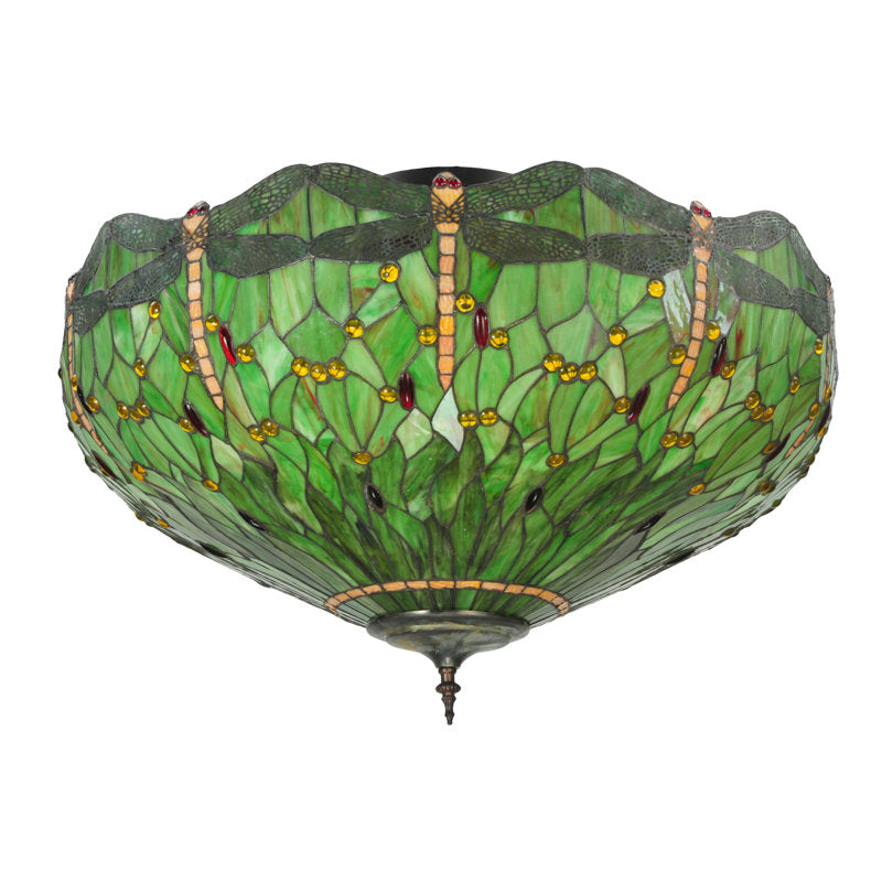 Meyda Tiffany &amp; Stained Glass 5 - Light Semi Flush Mount