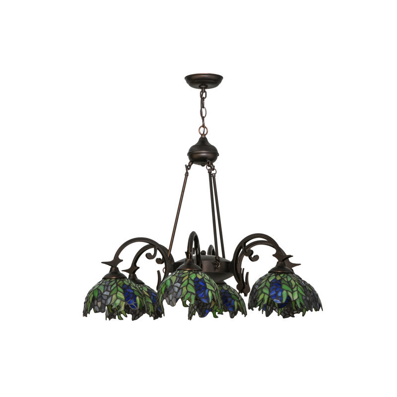 Meyda Tiffany &amp; Stained Glass 6 - Light Chandelier