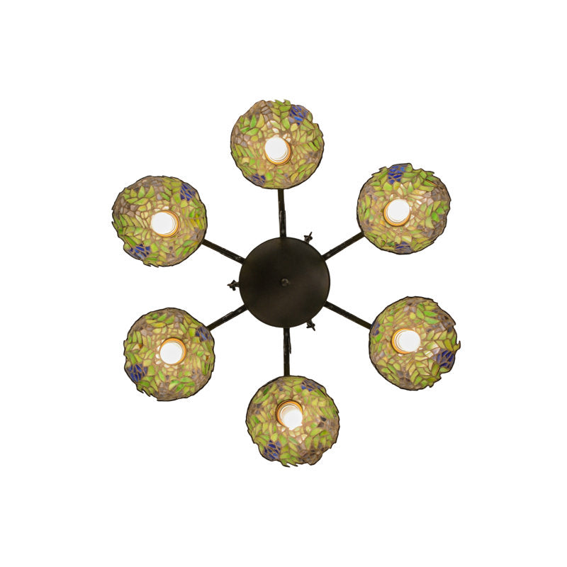 Meyda Tiffany &amp; Stained Glass 6 - Light Chandelier