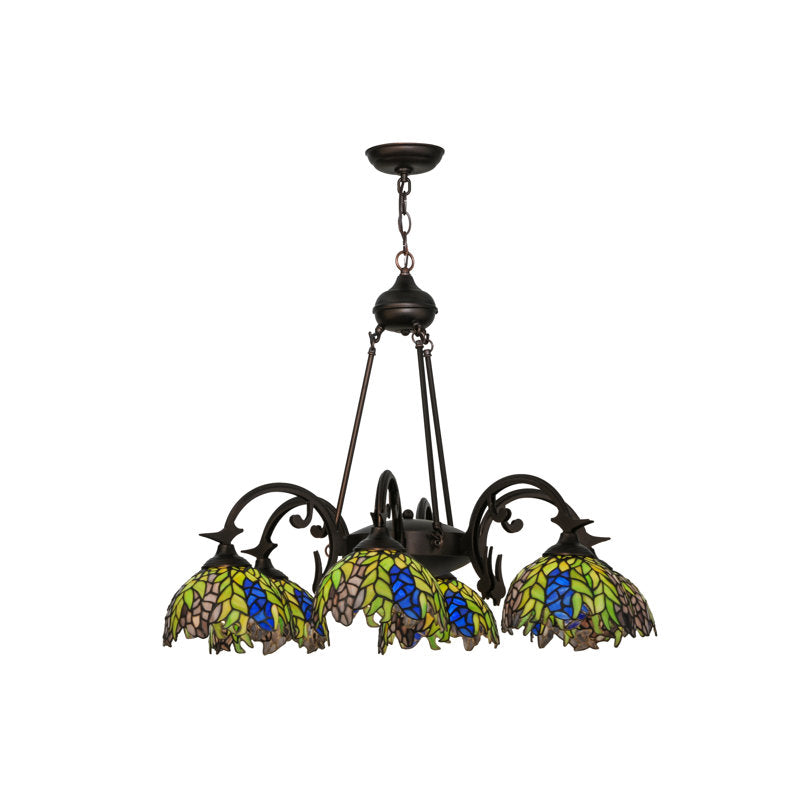 Meyda Tiffany &amp; Stained Glass 6 - Light Chandelier