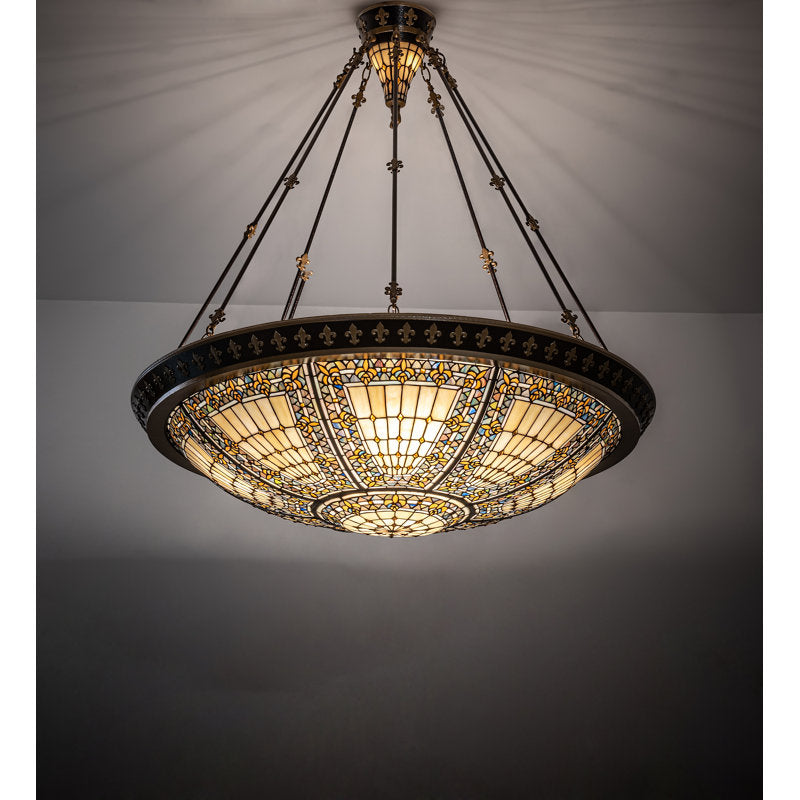 Meyda Tiffany &amp; Stained Glass 8 - Light Semi Flush Mount