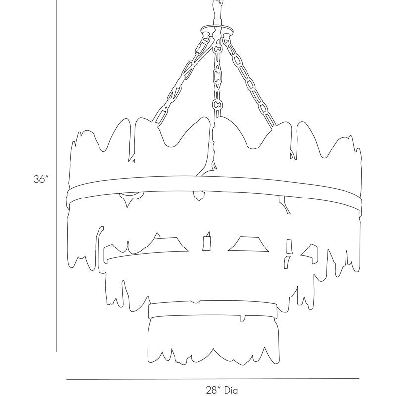 Millie 7 - Light Chandelier