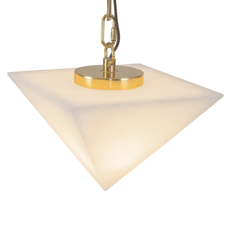 Mineral 5-Light Brass dimmable LED Chandelier