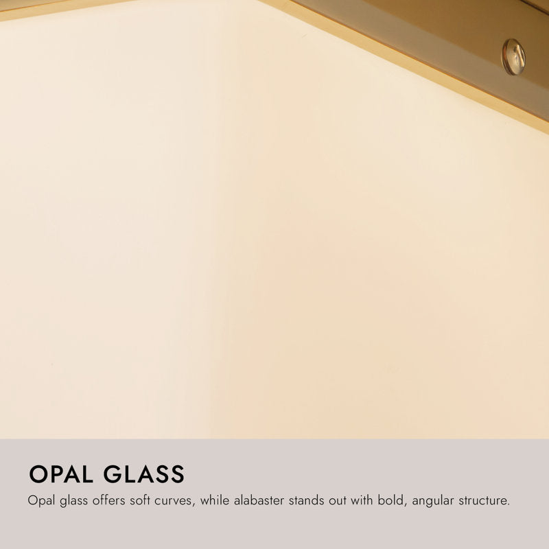 Mineral 5-Light Brass dimmable LED Chandelier