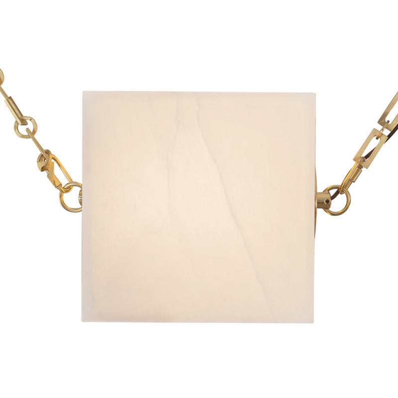 Mineral 5-Light Brass dimmable LED Chandelier