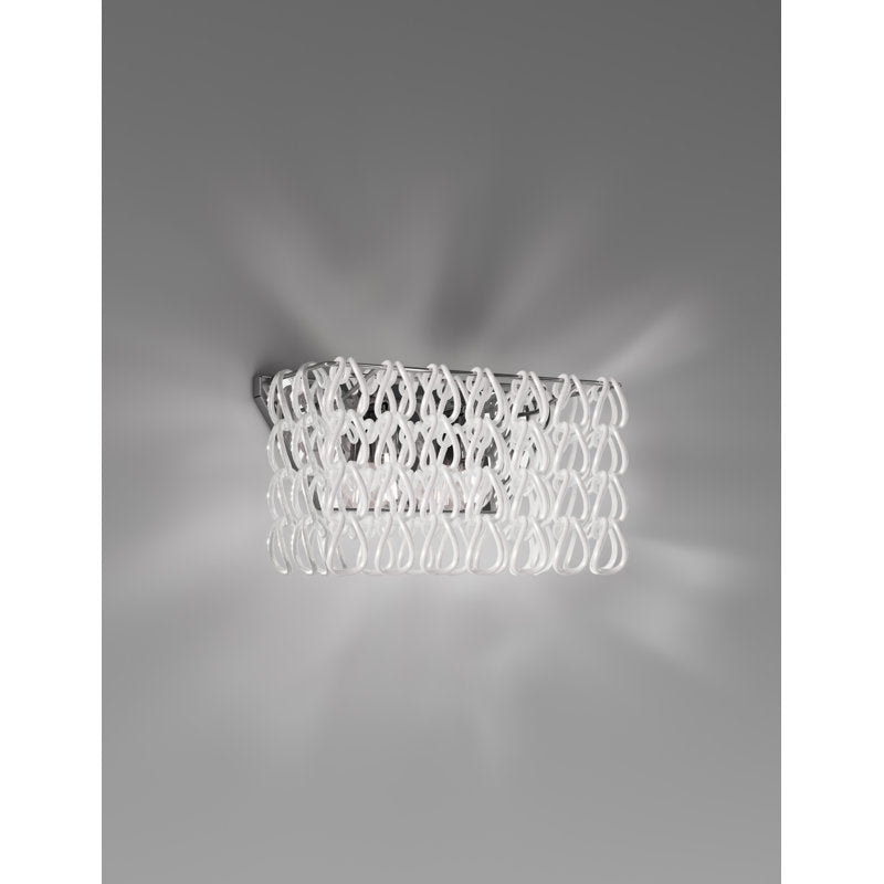 Minigiogali Wall Lamp 2 Black Glossy Chrome E26 Ul