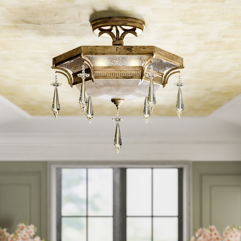 Monte Carlo 3 - Light Semi Flush Mount