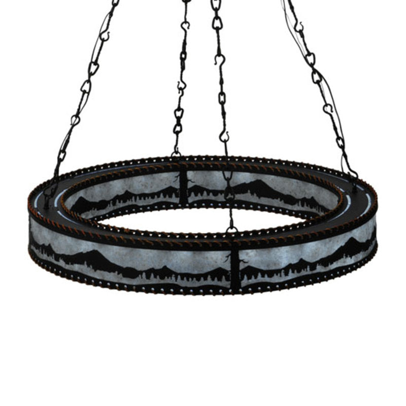 Mountain Range 36 - Light LED Chandelier