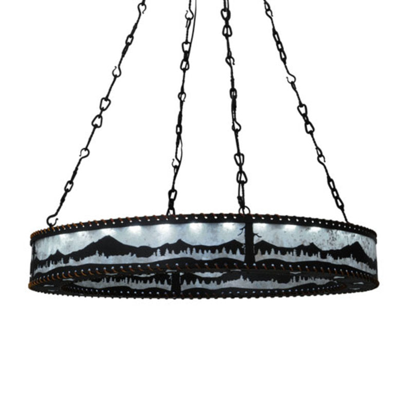 Mountain Range 36 - Light LED Chandelier