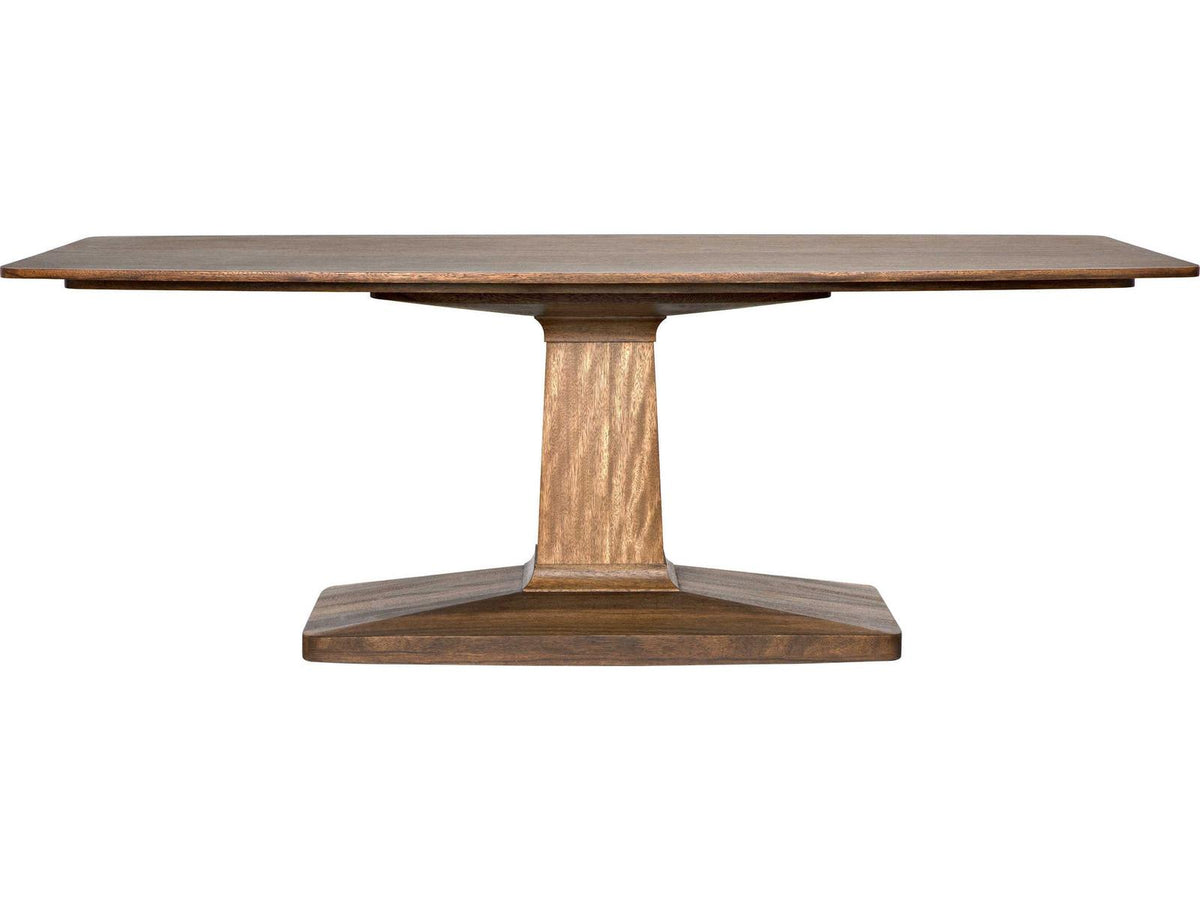 Travis 84 Inch Rectangle Dining Table in Dark Walnut
