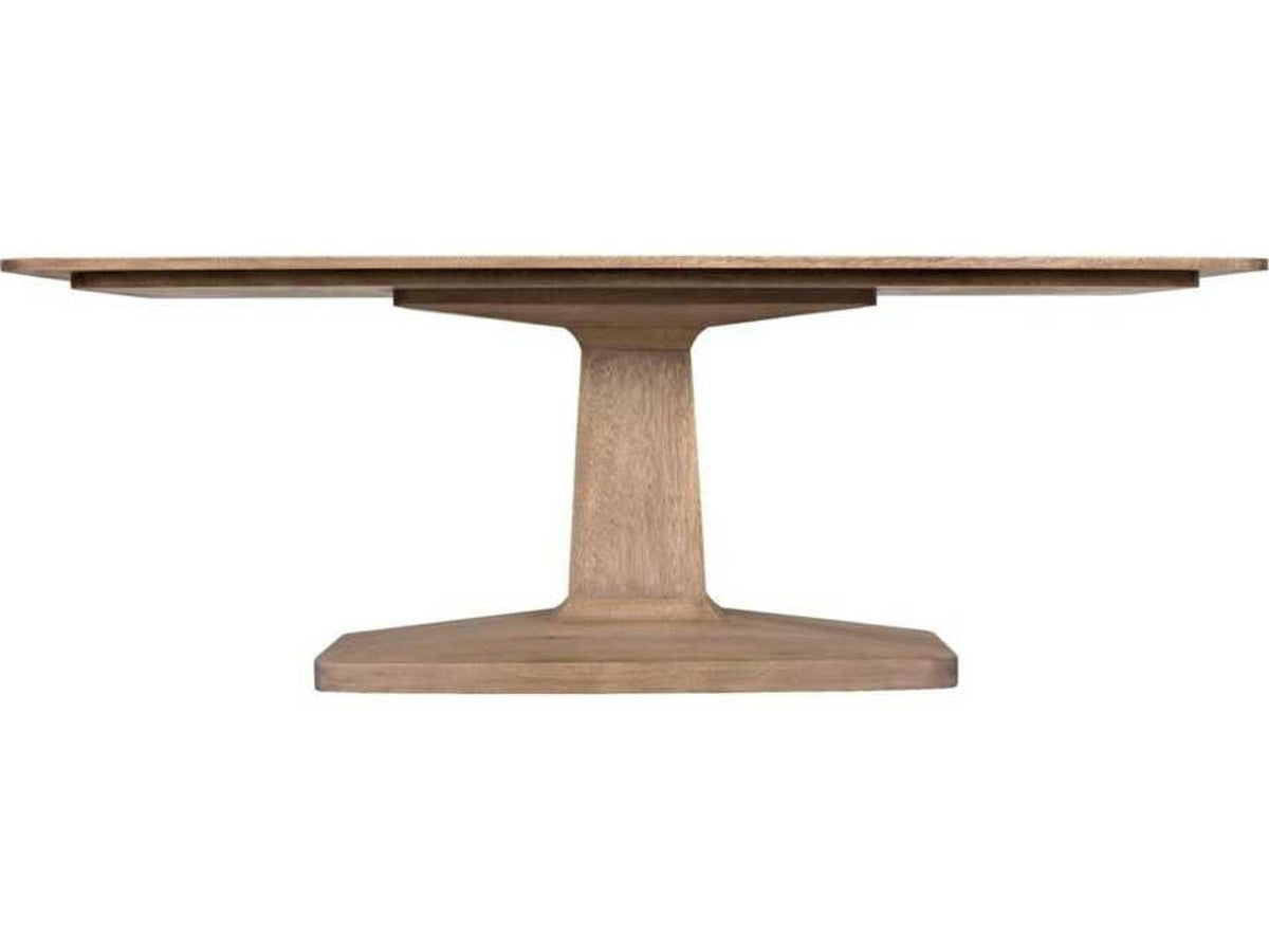 Travis 84-Inch Washed Walnut Rectangular Dining Table