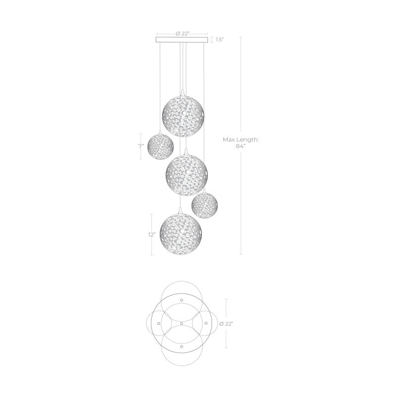 Napa 5 Pendant Lights