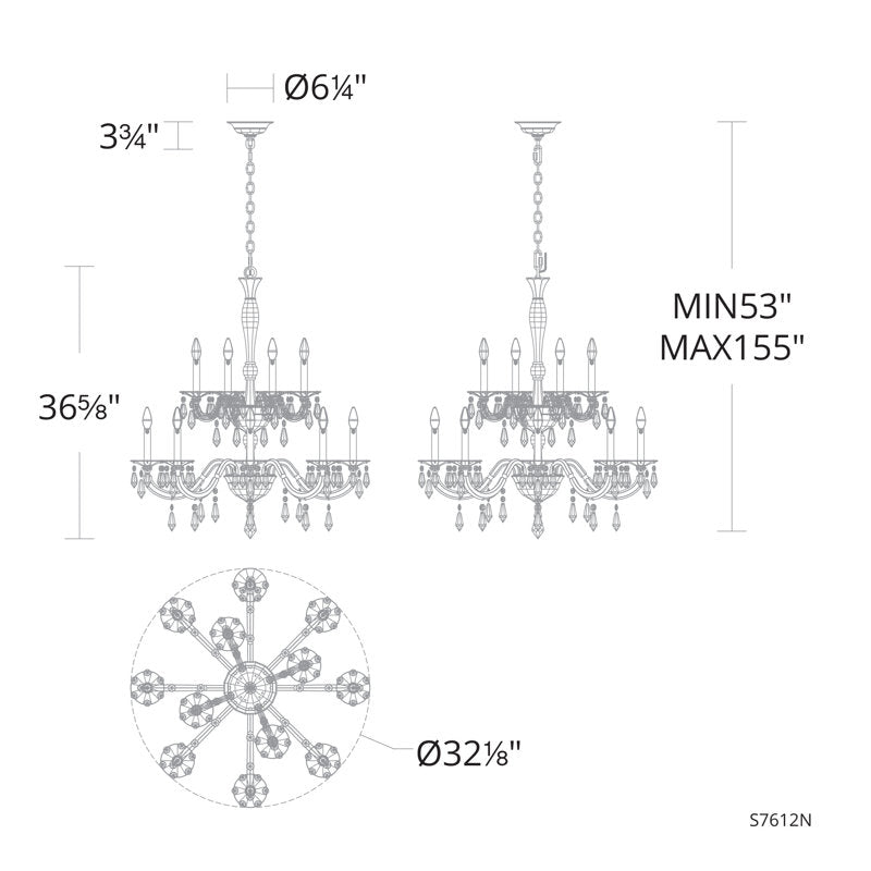 Napoli 12 - Light Chandelier