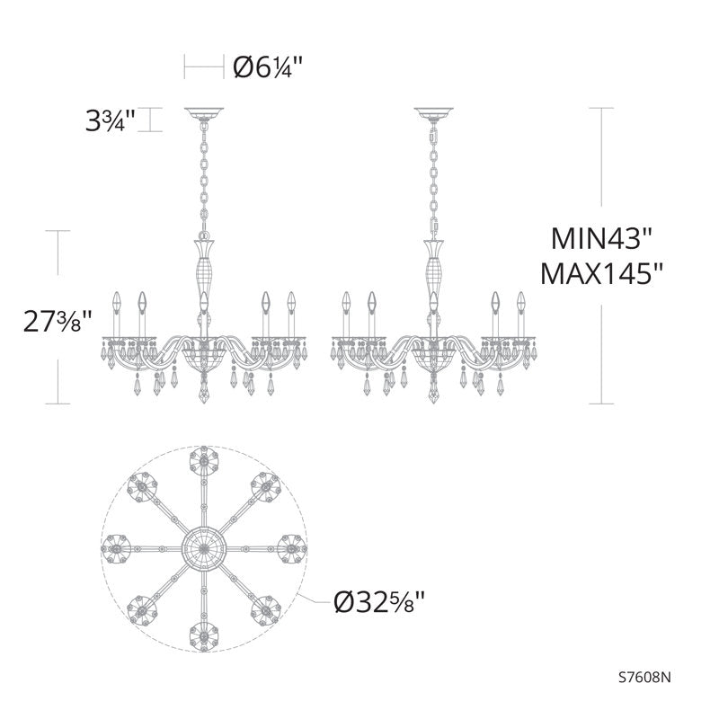 Napoli 8 - Light Chandelier