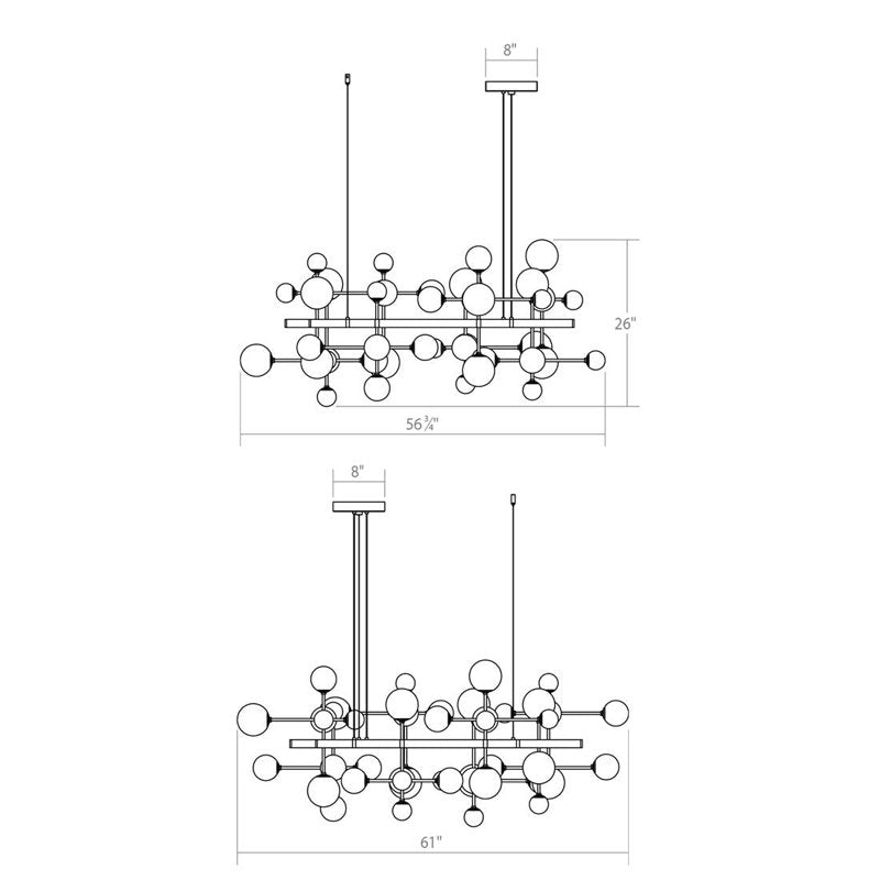 Nebula 15 - Light Chandelier