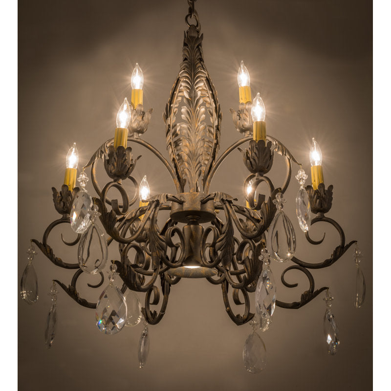 New Country French 9 - Light Chandelier
