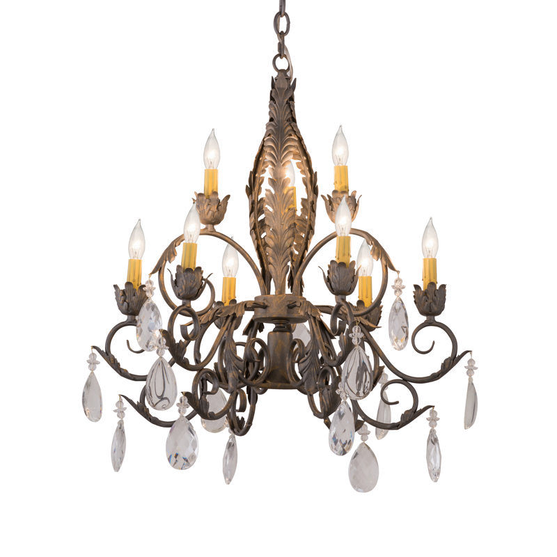 New Country French 9 - Light Chandelier