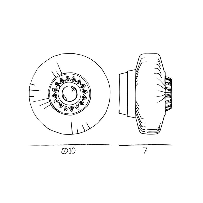 New Wave 1 - Light Flush Mounted Sconce