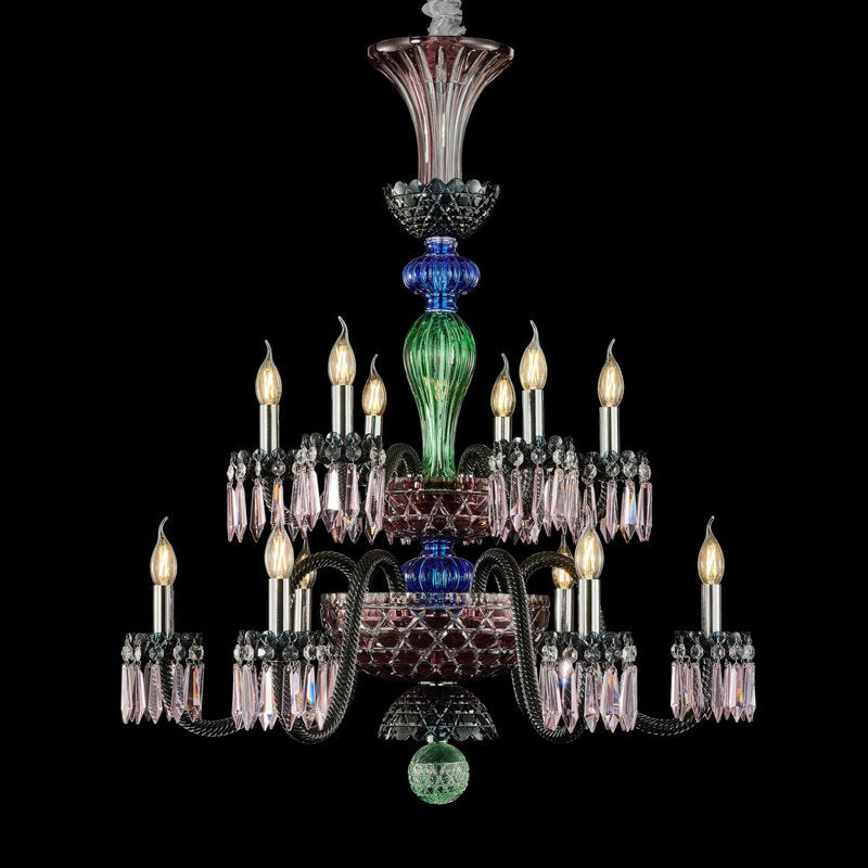 Noir 12-Light Chandelier