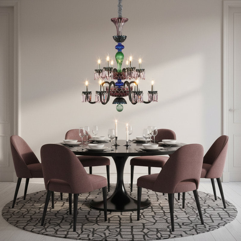 Noir 12-Light Chandelier