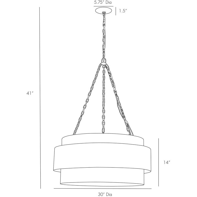 Nolan 4 - Light Chandelier