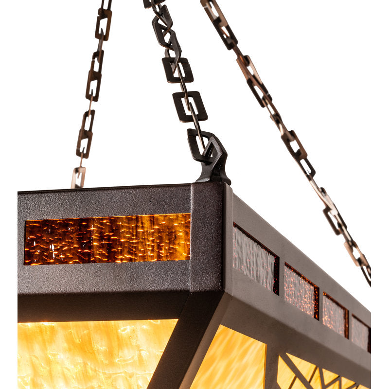 Nuevo Mission 9 - Light Semi Flush Mount