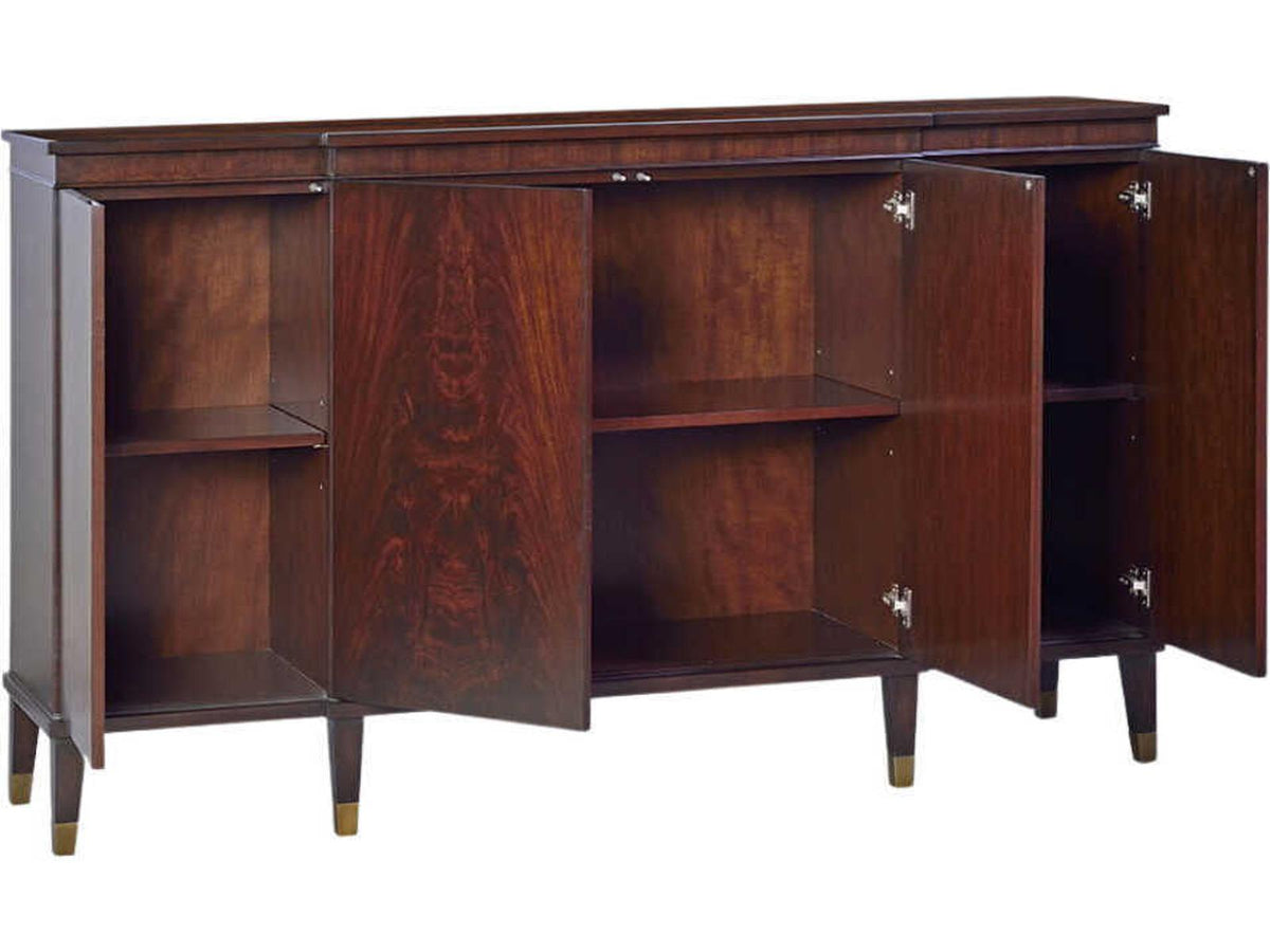 Lewis 72-Inch Mahogany Wood Sideboard with Syrup Finish
