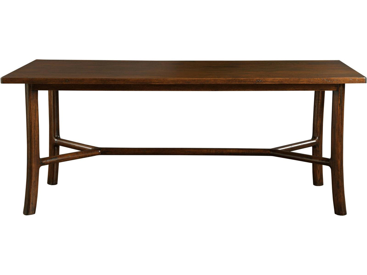 Rectangular Wood Collectors Oak Dining Table