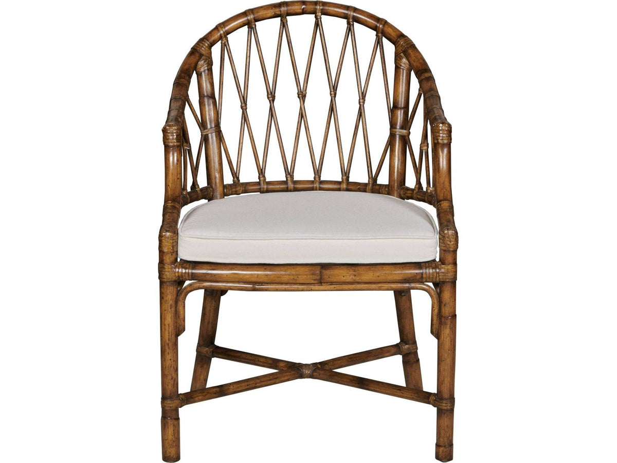 Chateau Brown Rattan Arm Dining Chair