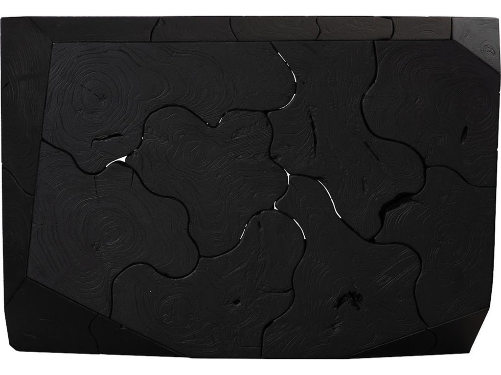 Prism Wood Black Coffee Table