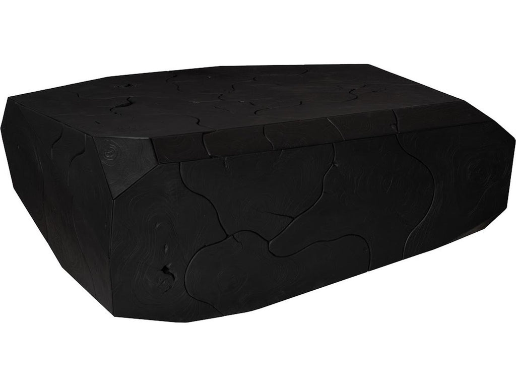 Prism Wood Black Coffee Table