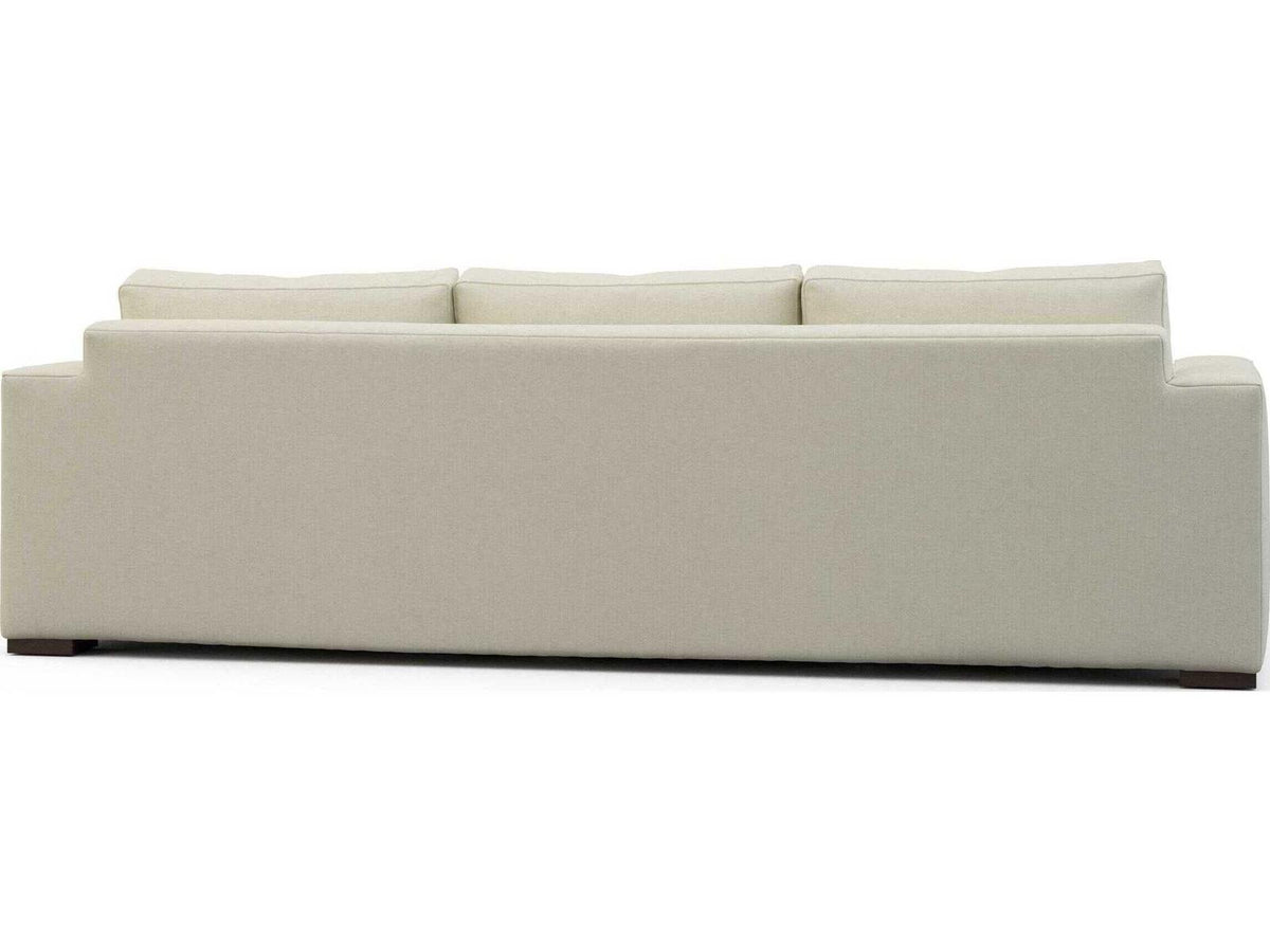 Geneva Extra Long 3-Seat Fabric Sofa in Beige