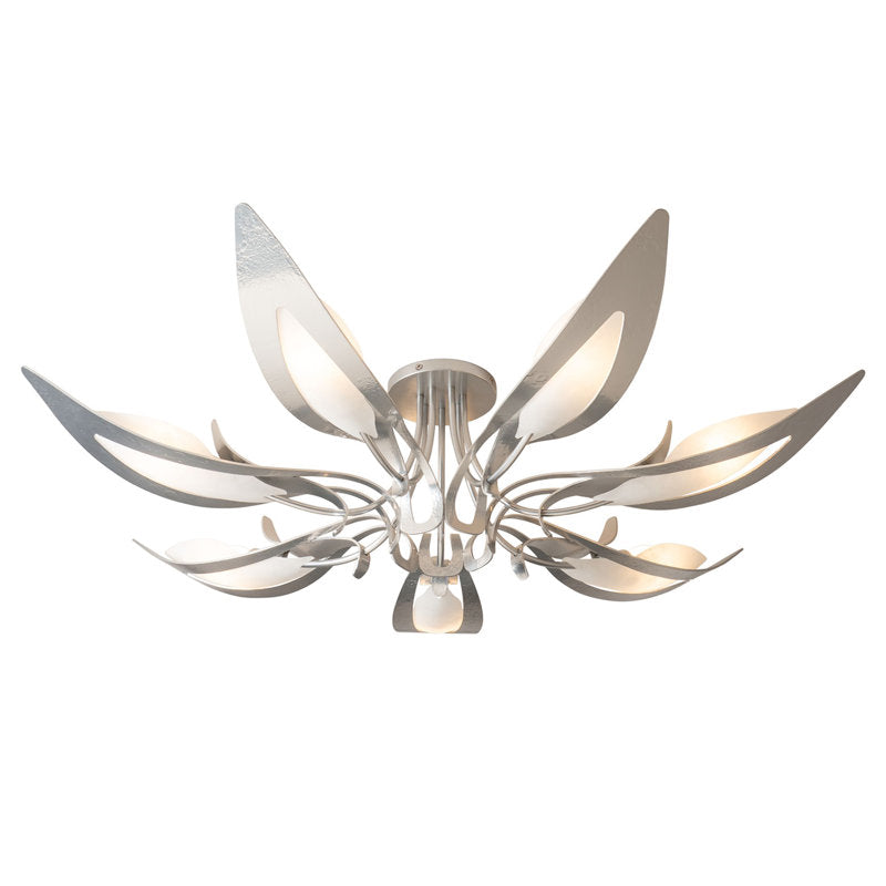 Parasol 7-Light Semi-Flush - Sterling
