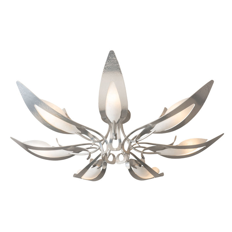 Parasol 7-Light Semi-Flush - Sterling