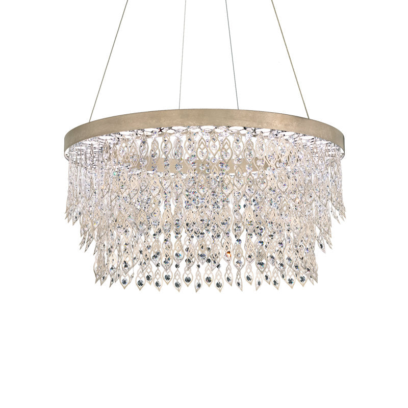 Pavona 1 Light Crystal LED Chandelier
